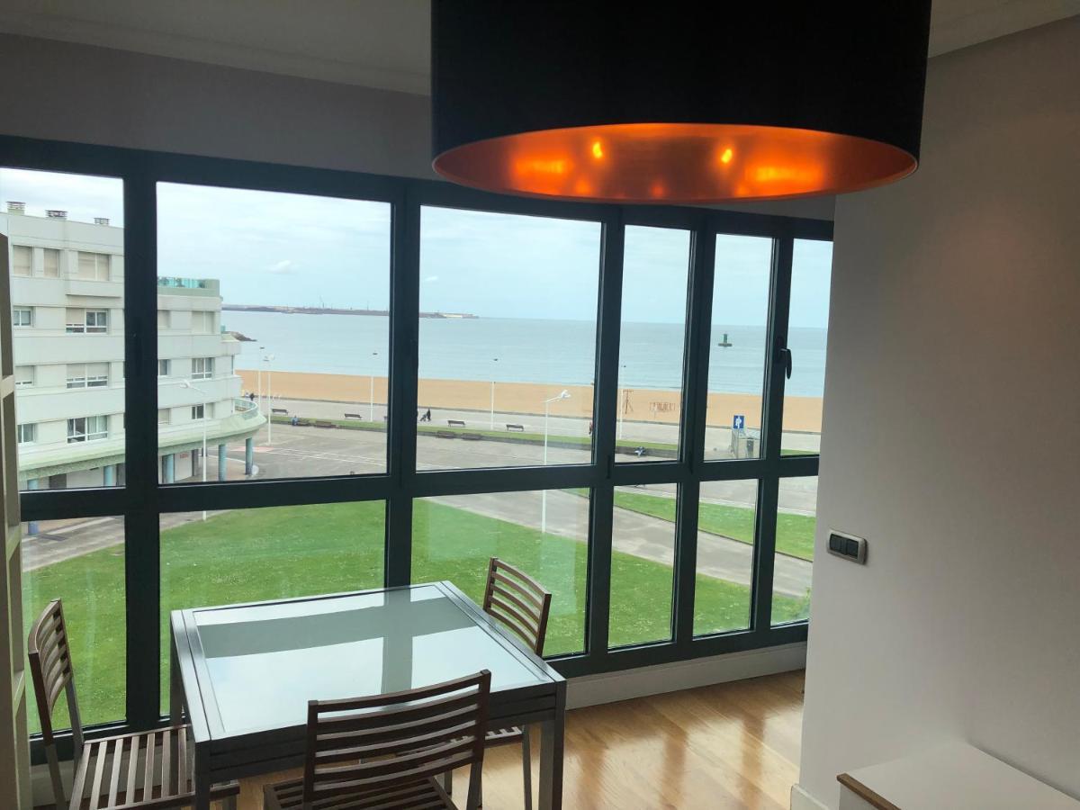 Primera Linea Playa+Parking Gratis Gijón Eksteriør bilde